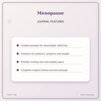 Idgit Ink Menopause deluxe journal and planner bundle — journal prompts and reflection features