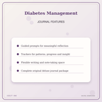 Idgit Ink Diabetes Management deluxe journal and planner bundle — journal prompts and reflection features