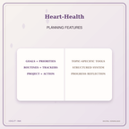 Idgit Ink Heart-Health deluxe journal and planner bundle — planner organization and planning features