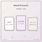 Idgit Ink Blood-Pressure deluxe journal and planner bundle — digital formats and available page sizes