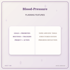 Idgit Ink Blood-Pressure deluxe journal and planner bundle — planner organization and planning features