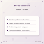 Idgit Ink Blood-Pressure deluxe journal and planner bundle — journal prompts and reflection features