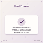 Idgit Ink Blood-Pressure deluxe journal and planner bundle — instant download and no physical product notice