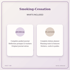Idgit Ink Smoking-Cessation deluxe journal and planner bundle — complete journal and planner bundle contents