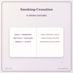 Idgit Ink Smoking-Cessation deluxe journal and planner bundle — planner organization and planning features