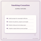 Idgit Ink Smoking-Cessation deluxe journal and planner bundle — journal prompts and reflection features
