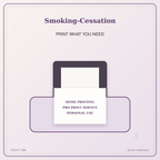 Idgit Ink Smoking-Cessation deluxe journal and planner bundle — home and professional printing information
