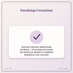 Idgit Ink Smoking-Cessation deluxe journal and planner bundle — instant download and no physical product notice