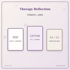 Idgit Ink Therapy Reflection deluxe journal and planner bundle — digital formats and available page sizes