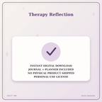Idgit Ink Therapy Reflection deluxe journal and planner bundle — instant download and no physical product notice
