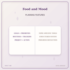 Idgit Ink Food and Mood deluxe journal and planner bundle — planner organization and planning features