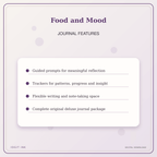Idgit Ink Food and Mood deluxe journal and planner bundle — journal prompts and reflection features