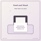 Idgit Ink Food and Mood deluxe journal and planner bundle — home and professional printing information