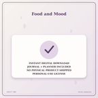 Idgit Ink Food and Mood deluxe journal and planner bundle — instant download and no physical product notice
