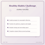 Idgit Ink Healthy-Habits Challenge deluxe journal and planner bundle — journal prompts and reflection features