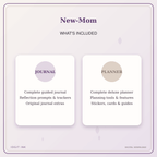 Idgit Ink New-Mom deluxe journal and planner bundle — complete journal and planner bundle contents