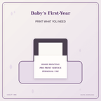 Idgit Ink Baby’s First-Year deluxe journal and planner bundle — home and professional printing information