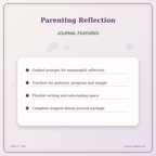 Idgit Ink Parenting Reflection deluxe journal and planner bundle — journal prompts and reflection features