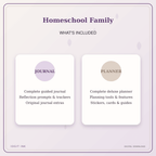 Idgit Ink Homeschool Family deluxe journal and planner bundle — complete journal and planner bundle contents
