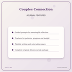 Idgit Ink Couples Connection deluxe journal and planner bundle — journal prompts and reflection features