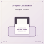 Idgit Ink Couples Connection deluxe journal and planner bundle — home and professional printing information