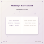 Idgit Ink Marriage Enrichment deluxe journal and planner bundle — planner organization and planning features
