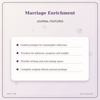 Idgit Ink Marriage Enrichment deluxe journal and planner bundle — journal prompts and reflection features