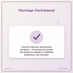 Idgit Ink Marriage Enrichment deluxe journal and planner bundle — instant download and no physical product notice