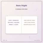 Idgit Ink Date-Night deluxe journal and planner bundle — planner organization and planning features