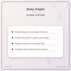 Idgit Ink Date-Night deluxe journal and planner bundle — journal prompts and reflection features