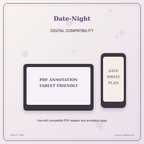 Idgit Ink Date-Night deluxe journal and planner bundle — tablet and pdf annotation compatibility