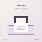Idgit Ink Date-Night deluxe journal and planner bundle — home and professional printing information