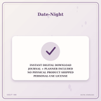 Idgit Ink Date-Night deluxe journal and planner bundle — instant download and no physical product notice