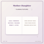 Idgit Ink Mother–Daughter deluxe journal and planner bundle — planner organization and planning features