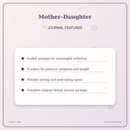 Idgit Ink Mother–Daughter deluxe journal and planner bundle — journal prompts and reflection features