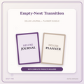 Idgit Ink Empty-Nest Transition deluxe journal and planner bundle — primary bundle cover showing both deluxe products