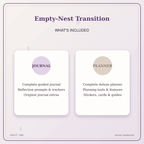 Idgit Ink Empty-Nest Transition deluxe journal and planner bundle — complete journal and planner bundle contents