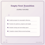 Idgit Ink Empty-Nest Transition deluxe journal and planner bundle — journal prompts and reflection features
