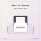 Idgit Ink Five-Year Memory deluxe journal and planner bundle — home and professional printing information