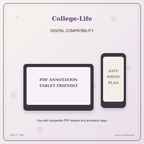 Idgit Ink College-Life deluxe journal and planner bundle — tablet and pdf annotation compatibility