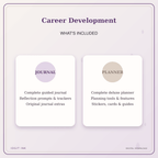 Idgit Ink Career Development deluxe journal and planner bundle — complete journal and planner bundle contents