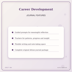 Idgit Ink Career Development deluxe journal and planner bundle — journal prompts and reflection features