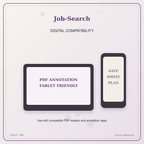Idgit Ink Job-Search deluxe journal and planner bundle — tablet and pdf annotation compatibility