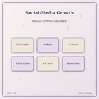 Idgit Ink Social-Media Growth deluxe journal and planner bundle — included digital stickers and cards