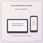 Idgit Ink Social-Media Growth deluxe journal and planner bundle — tablet and pdf annotation compatibility