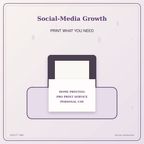 Idgit Ink Social-Media Growth deluxe journal and planner bundle — home and professional printing information