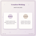 Idgit Ink Creative-Writing deluxe journal and planner bundle — complete journal and planner bundle contents