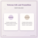 Idgit Ink Veteran Life and Transition deluxe journal and planner bundle — complete journal and planner bundle contents