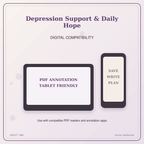Idgit Ink Depression Support & Daily Hope deluxe journal and planner bundle — tablet and pdf annotation compatibility
