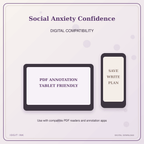 Idgit Ink Social Anxiety Confidence deluxe journal and planner bundle — tablet and pdf annotation compatibility